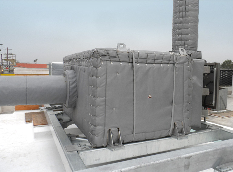 DPF Exhaust Heat Blanket for power generation